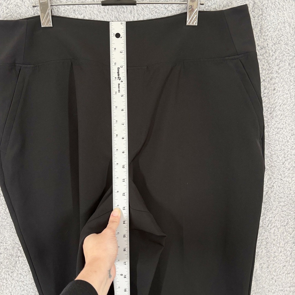 Athleta Endless High Rise Pant Sz 16 Tall Black Stretch Commute Athleisure Work - Picture 4 of 10